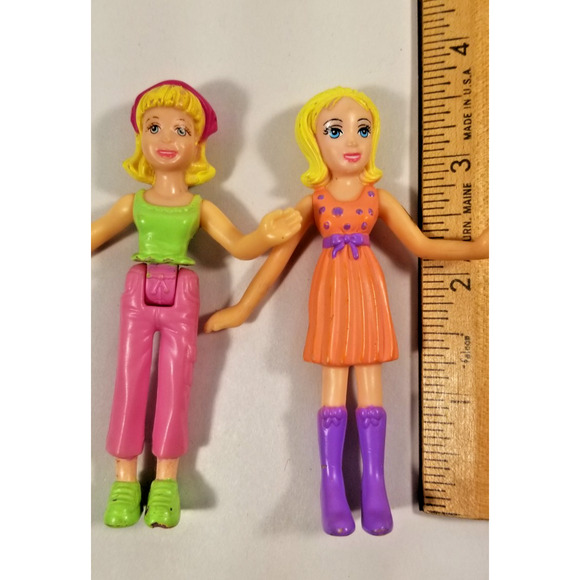 Pocketful of Charm: 2008 Polly Pocket Happy Meal Dolls (Lot of 2) - Picture 2 of 2